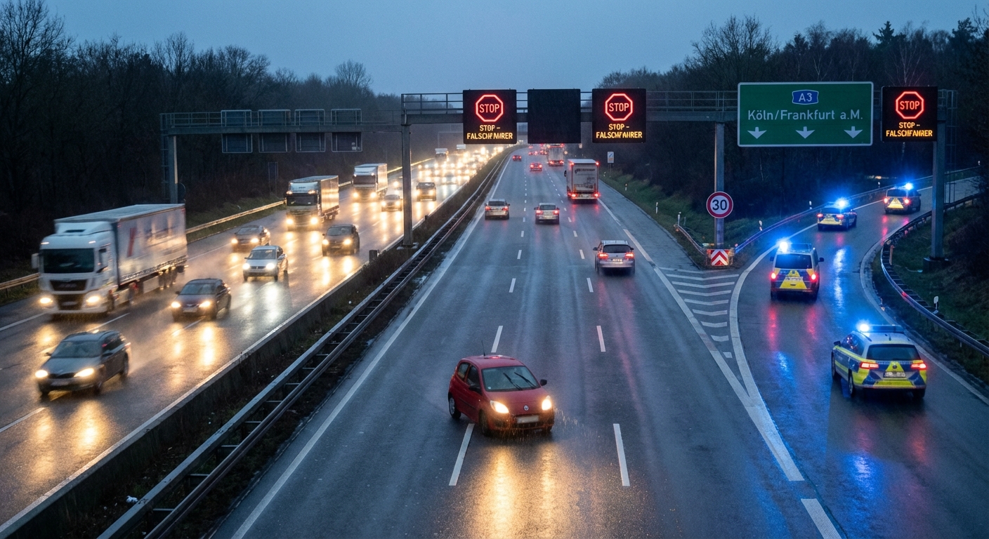 Falschfahrer-Alarm in Baden-Württemberg: Wochenenden besonders betroffen
