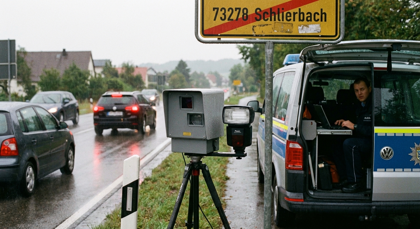 Fehlerhafte Messung an Blitzer auf K1420 bei 73278 Schlierbach – Hinweise und Schritte