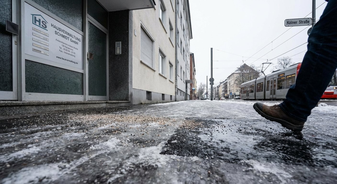 LG Köln: Kontrolle bei Übertragung der Räum- und Streupflicht – Haftung bei Glätte möglich
