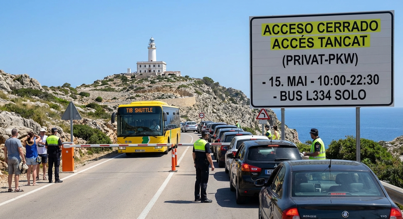 Mallorca: Zufahrt zum Cap Formentor ab Mitte Mai gesperrt - ADAC (überarbeitet)