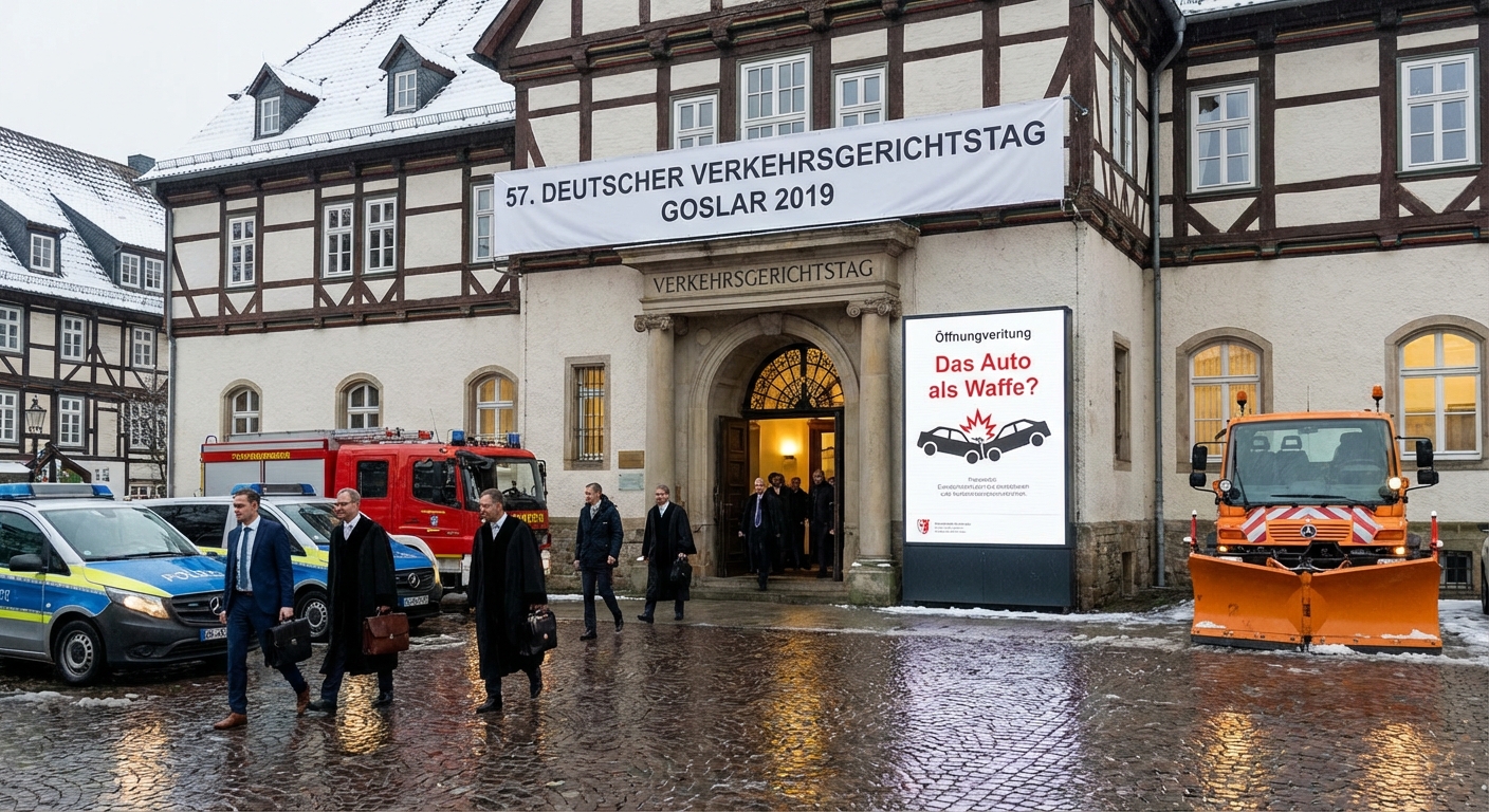 Verkehrsgerichtstag in Goslar: „Das Auto als Waffe?“ – Auftaktvortrag zu Straßenrennen und Amokfahrten