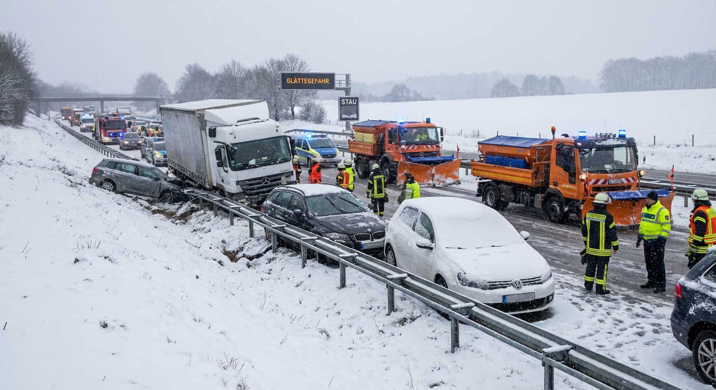 Warnung vor Glätte: Regionen mit Schnee und Glatteis in dieser Woche | ADAC