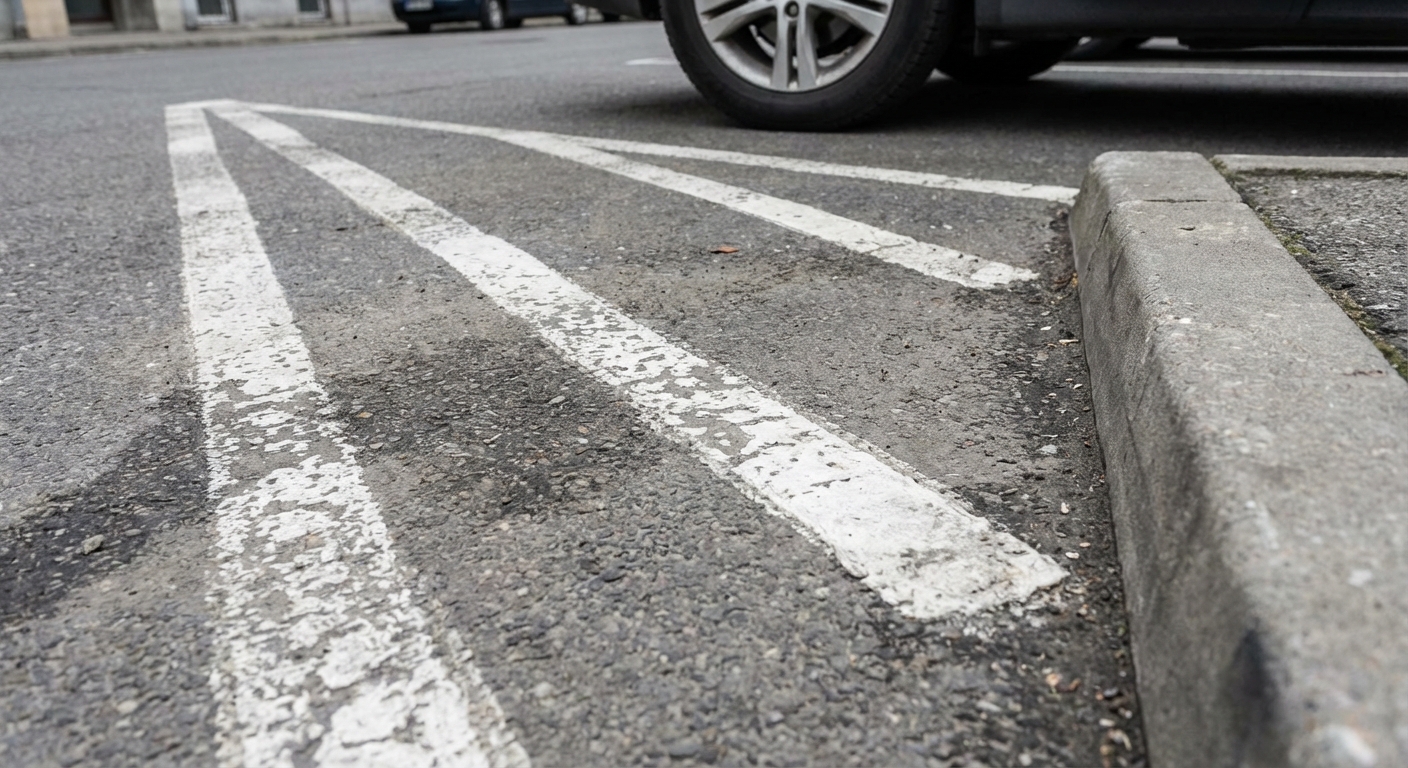 Was sind die weißen Striche neben einem Parkplatz? — Begriff, Bedeutung und Regeln